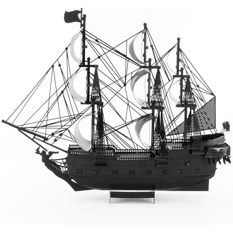 Metal Earth ICX016B Model Kit Black Pearl Ship Version Moderate