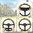 thumbnail image 6 of ZUXONGSY Sunflower Golf Cart Steering Wheel Covers Club Car Steering Wheel Cover 13 Inch Golf Cart Steering Wheel Protector Cover Fashion Steering Wheel Cover Auto Golf Cart Accessories Decor, 6 of 7