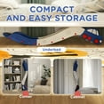 thumbnail image 5 of Qaba Toddler Slide, Couch Slide for Bed, Sofa, Extra Length Indoor Couch Slide for Toddler, Baby, Child, Easy to Assemble, Blue, 5 of 9