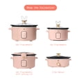 thumbnail image 5 of Beautiful 2.5 Qt Dip and Serve Manual Slow Cooker, Rose by Drew Barrymore, 5 of 11
