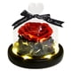 thumbnail image 1 of Decoración de rosas eternas con lámpara, cubierta de vidrio de amor, rosas secas, regalo de vacaciones, regalo de cumpleaños para familiares y amigos, 1 of 5