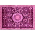 thumbnail image 1 of Ahgly Company Indoor Rectangle Abstract Pink Modern Area Rugs, 4' x 6', 1 of 4