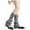 Gray, variant on lnmuld Cute Leg Warmers Winter Knitted Leg Warmers Retro Bohemian Boot Cozy Thermal Ankle Sleeves Fashionable Layering Accessories for Women Size:One Size