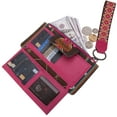 thumbnail image 6 of Wrangler Purses for Women Western Clutch Purse Rfid Wallet Womens, Hot Pink, 6 of 7