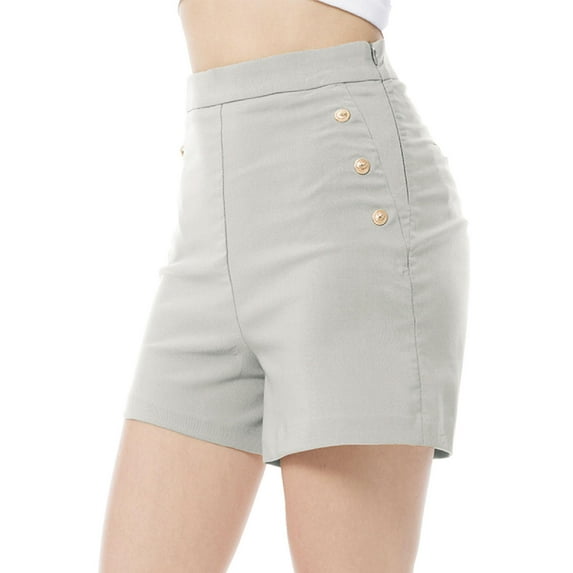 MixMatchy Women's High Waist Stretch Sailor Shorts