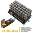 thumbnail image 6 of MEDca Monthly Pill Box Organizer 32 Compartments Morning-Noon-Night 30 Day - Plastic, 6 of 9
