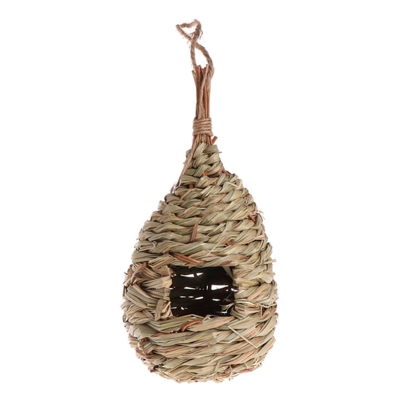 Hammock and Climbing for Birds Woven Straw Decoration Nest Cage Hand Woven Perch Parrot Cage Hanging Chew
