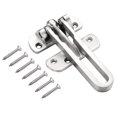 thumbnail image 5 of Bilqis Door Reinforcement Lock Latch Swing Bar Lock for Home Security Front Door Locks for Kids Thicken Solid Aluminium Alloy (White), 5 of 7