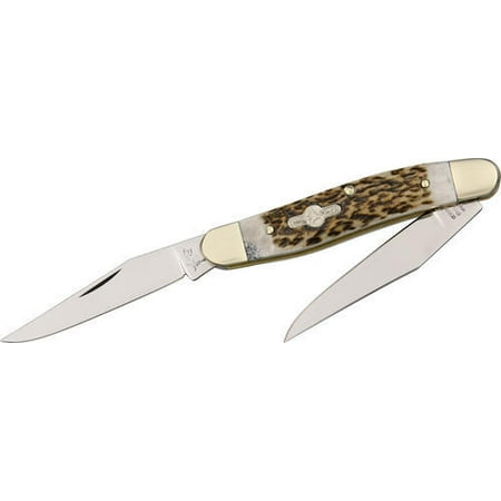 German Bull Brand Muskrat - Genuine Deer Stag Handles Pocket Knife Knives
