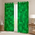 thumbnail image 2 of Castle Fairy Geometric Blackout Curtains Set of 2 (52x84 Each),Plaid Window Curtains, 2 of 6