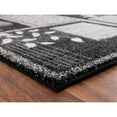 thumbnail image 4 of MDA Home Glamour Black/Gray Polypropylene Area Rug - 6'9" x 9'6", 4 of 4