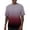 #Brown, variant on DPTALR Men's Gradient Print Elastic Sports T-Shirt Round Neck Short Sleeve Casual Style,Wine, XXL