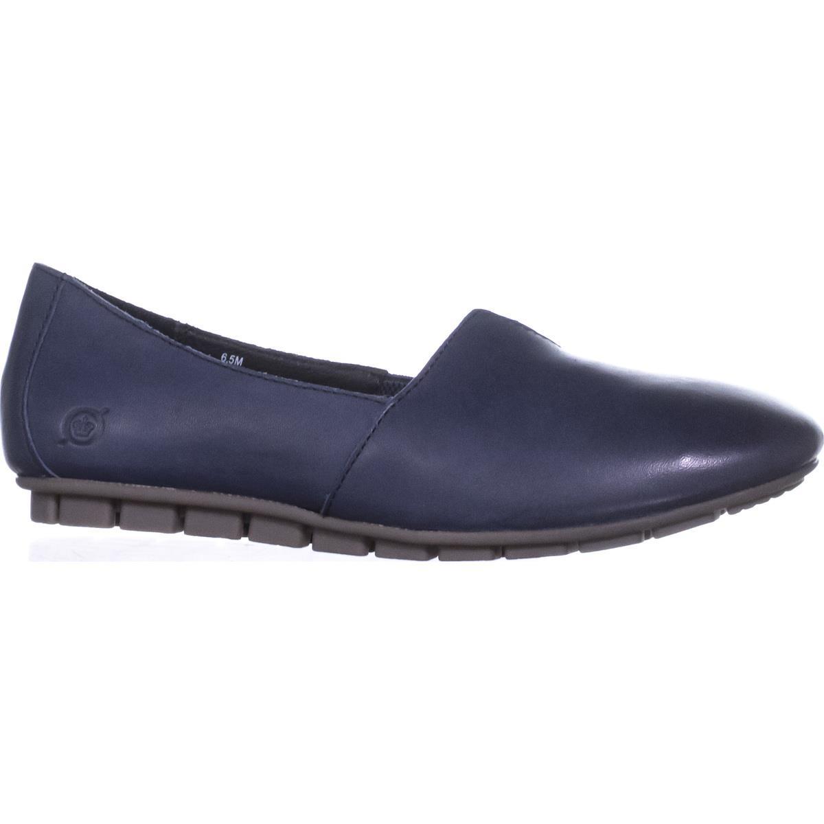 Womens Born Sebra Moccasins Navy
