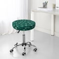 thumbnail image 7 of Lsque Christmas Snowflakes Pattern Round Bar chair cushion covers Velvet Fabric Premium Comfort Protects from Scratches and Stains for 14-17 Inch Chair-14 inch, 7 of 7