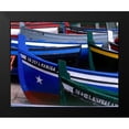 thumbnail image 2 of Blue, Cyril 18x15 Black Modern Framed Museum Art Print Titled - Fishing Boats, Morocco, 2 of 5