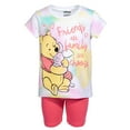 thumbnail image 4 of Disney Winnie the Pooh Toddler Girls T-Shirt and Bike Shorts Outfit Set Infant to Toddler, 4 of 5