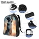 thumbnail image 5 of Disketp Cloud Border Collie Mochila Unisex de Apertura Lateral Completa, Mochila para Laptop para Escuela, Trabajo y Viajes, 5 of 8