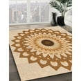 thumbnail image 3 of Ahgly Company Machine Washable Indoor Rectangle Transitional Pastel Orange Area Rugs, 5' x 7', 3 of 7