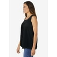 thumbnail image 3 of Woman Within Plus Size Swing Square Neck Pocket Tunic, 3 of 3