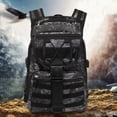 thumbnail image 4 of Mochila Molle para hombre, bolsa Oxford elástica para deportes al aire libre (Python Black) JShteea Para Estrenar, 4 of 7