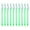 Green, variant on 10Pcs Stackable Pencils Set, Translucent Multiple Point Push Fun Pencils with Erasers, Stacking Point Leads Pencil Set