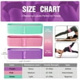 thumbnail image 6 of Resistance Bands for Legs and Butt Exercise Bands - Non Slip Elastic Booty Bands, 3 Levels Workout Bands Women Sports Fitness Band for Squat Glute Hip Training, 6 of 7