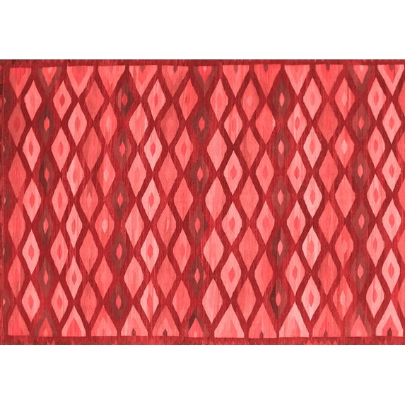Ahgly Company Indoor Rectangle Oriental Red Traditional Area Rugs, 2' x 5'