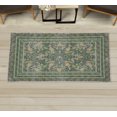 thumbnail image 1 of Eastern Decorative Rug, Oriental Culture Pattern of Paisley Bloom Flowers and Bohemian Leaves, Quality Carpet for Bedroom Dorm and Living Room, 6 Sizes, Laurel Green, by Ambesonne, 1 of 1