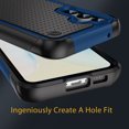 thumbnail image 3 of Nalacover Samsung Galaxy A15 Case, Heavy Duty 3 in 1 Rugged Shockproof Rugged Silicone Hybrid Hard PC Soft TPU Bumper Camera Raised Drop Protective Girls Women Boy Men Phone Covers, Navyblue, 3 of 7