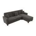 thumbnail image 1 of Bush Furniture's Stockton 102W Sectional Couch w/ Reversible Chaise Lounge Charcoal Gray, 1 of 9