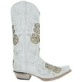 thumbnail image 6 of White Rose Inlayed Women's Cowgirl Boots (M50032), 6 of 9