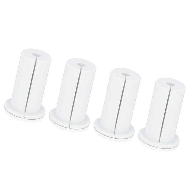 4PCS Rubber Cable Grommet 1 Inch, Easy Installation, Compatible with Cables Up to 7mm, Perfect for Organizing and Protecting