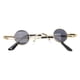 thumbnail image 5 of Gafas de sol punk con protección UV, redondas y montura metálica para hombre y mujer., 5 of 5