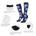 thumbnail image 3 of Naloa crystal Skull Thigh High Socks Extra Long Stretchy Sock Women Over Knee High Opaque Stocking Daily Wear, 3 of 6