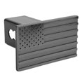 thumbnail image 3 of Metal Hitch Cover, Black Flag Plug Hitch Cover Strong  For 2in Trailer Hitch Receiver, 3 of 8