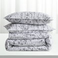 thumbnail image 5 of TELIZ 3-Piece White Botanical Quilt Bedding Sets, Queen, 5 of 6