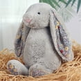 thumbnail image 3 of Bunny Stuffed Animal, 11in Cute Rabbit Plush, Home Decor Gift Soft Bunny Plush Long Ear Stuffed Animal (Gray), 3 of 5