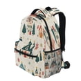 thumbnail image 3 of Backpack 16x11.4x6.9 Inches Fashion Backpack Shopping Travel Outing Backpack Nice Cute House, 3 of 9