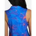 thumbnail image 4 of Birdie Bound Women's Gemma Sleeveless Print Golf Polo Shirt with UPF 30+, Sizes XS-XXL, 4 of 5