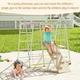 thumbnail image 5 of Nyeekoy 9-In-1 Children Climber Playset, Indoor Jungle Gym with Slide, Monkey Bars, Upright and Rope Ladders, Climbing Board, Hand Rings, Net and Swing for Kids Aged 3-8, Colorful, 5 of 7