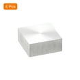 thumbnail image 3 of M8 Thread 20mm Diameter 8mm Thick Square Shape Aluminum Disc 4pack for Glass Table Tea Tables, 3 of 6