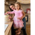 thumbnail image 4 of Cjfdfy Toddler Baby Girl Birthday Dress Outfit Bday Girl Embroidery Ruffle Long Sleeve Tiered Tutu Dot Dress Little Girls Cake Smash Dress Fall Winter Outfit 1-5 Years, 4 of 9