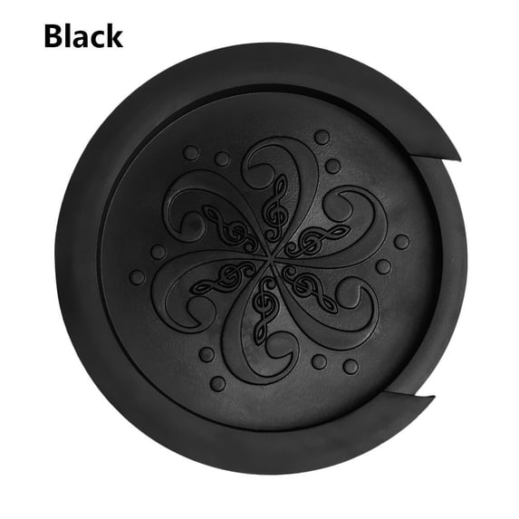 Assistant Musical Instruments Guitar Accessories Silicone Acoustic Soundhole Cover Stop Plug Buffer Block Weak Sound Tool BLACK