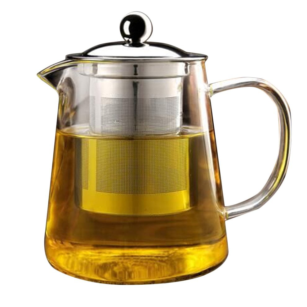 Details about   Glass Teapot Heat Resistant Infuser 