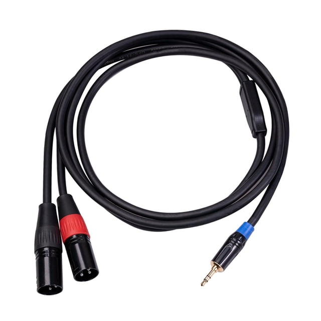 Cable de micrófono estéreo Y Cable adaptador de divisor para auriculares shamjiam Cable estéreo