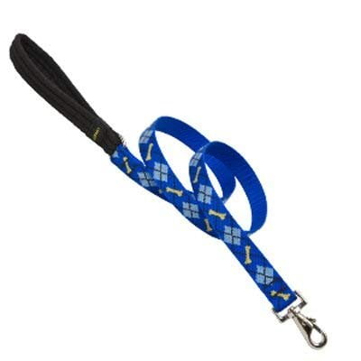 Lupine 41859 Dog Leash, Dapper Dog Pattern, 1-in. x 6-in. - Quantity 6