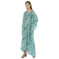 thumbnail image 3 of Moomaya Hooded Caftan For Women's Long Printed Bikini Cover Up Summer Turkish Beachwear-3642, 3 of 7