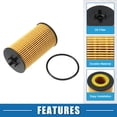 thumbnail image 4 of Filtro de aceite de motor Unique Bargains No.5650359 con O Ring para Chevrolet Aveo 1.6L L4 2009-2011 Plástico Papel, 4 of 6