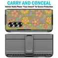 thumbnail image 4 of Case and Belt Clip Combo for Samsung Galaxy Z Fold 6, Nakedcellphone Cover and Hip Holster Holder [Rotate, Stand, S-Pen Slot] for Z Fold6 Phone (SM-F956U, 2024) - Retro Flower Pattern, 4 of 10