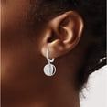 thumbnail image 3 of Sterling Silver Cz Sphere Dangle Earrings (25.7 X 10.7) Made In China qe15439, 3 of 5